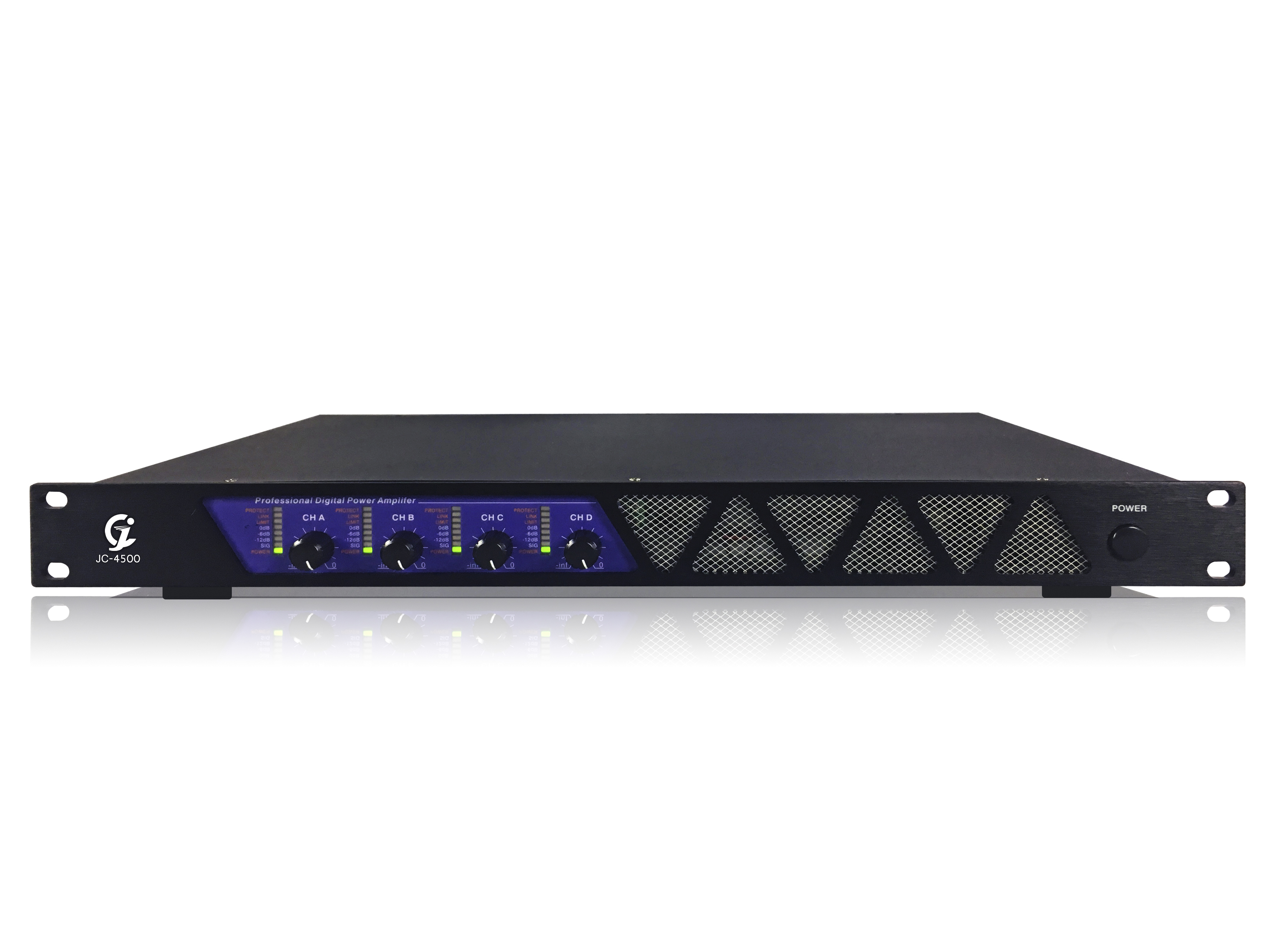 四通道专业立体声功放（8Ω；4x500W）